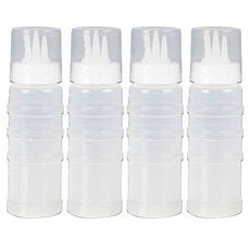 LivingFamily 可裁剪三孔醬料瓶, 300ml, 4個