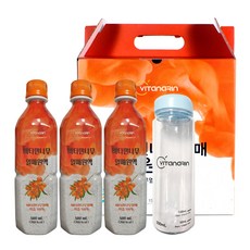 VITANARIN 沙棘果濃縮原汁, 1.5L, 1組, 沙棘果濃縮汁3瓶+水瓶