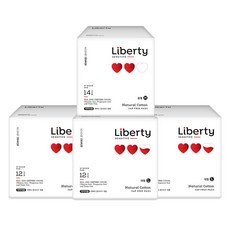 Liberty ORGANATURE 敏感肌 大型 12片 x 3包 + 中型 14片 衛生棉組合, 12入, 1套