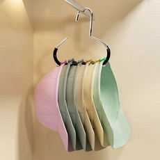 Any One Pick 防滑迷你圍巾帽架, 8個, 黑色