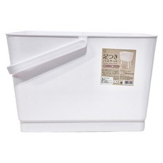 KOKUBO 小久保 直立式洗衣籃, 55cm高, 折疊設計, 46 x 34.4 x 54.8cm, 白色