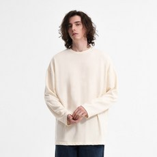 Jhstyle 素色圓領長袖T恤 男款
