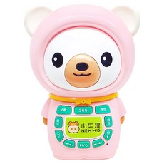 NEW WIS 小牛津 365 帽T熊故事機 第六代, 內建4200首歌曲, 支援藍牙連接, 中/台/客/英/日多語言, 櫻花粉, 1個