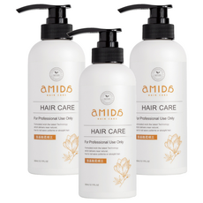 aMIDa 阿蜜達 胺基酸柔順王髮膜 深層滋養 適用於所有髮質, 360ml, 3瓶