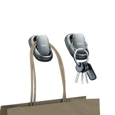 Baseus 倍思 甲蟲車用多功能掛鉤, 深灰色