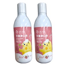oh care 歐克威爾 兒童漱口水 草莓, 350ml, 2瓶