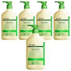 Dr.ato 精華保濕沐浴露, 5瓶, 500ml