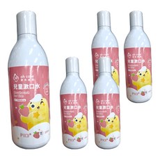 oh care 歐克威爾 兒童漱口水 草莓, 350ml, 5瓶