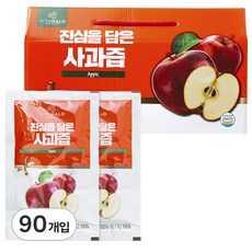 비타할로 진심을 담은 사과즙, 2400ml, 3개