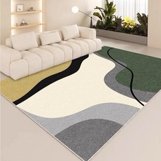 Arbor Home 喬木居家 北歐風簡約地毯 灰綠線條