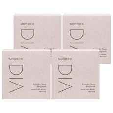 MOTHER-K DIA 純粹洗衣皂 佛手柑香氣, EWG GREEN 等級, 含有96%以上植物棕櫚油, 添加蜂膠萃取物, 天然呵護肌膚, 4個, 150g