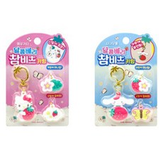 핑크망고 아동용 산리오 달콤베리 참비츠 키링 2p 세트