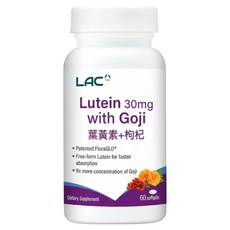 LAC 利維喜 專利葉黃素枸杞膠囊, 1罐, 60顆