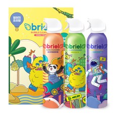 디보트브리엘 버블 클렌저 그린 몬스터 메론향 300ml + 오렌지 토이랜드 오렌지향 300ml + 퍼플 스페이스 포도향 300ml 세트, 1세트