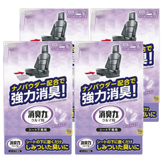 ST 雞仔牌 消臭力 車用消臭劑 車坐墊下用 白色麝香, 300g, 4個