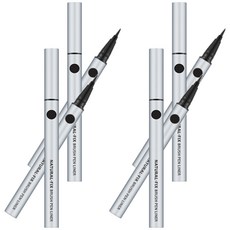 미샤 내추럴 픽스 브러쉬 펜 아이라이너 0.6g, 블랙, 4개