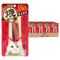 INABA 宗田鰹燒魚柳條, 柴魚片風味, 18g, 24條