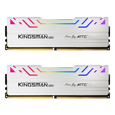 AITC 艾格 電競 桌上型 DDR4 超頻記憶體 Set, KINGSMAN RGB DDR4, 2個