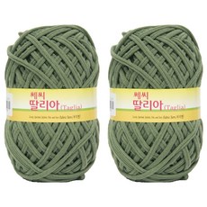 Filip Cebi Ceci Talia 織物紗線針織線 200g x 2p, 132 草綠色, 2捆