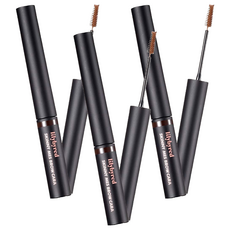 릴리바이레드 스키니 메스 브로우 눈썹 마스카라 3.5g, 다크브라운, 3개
