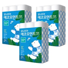 Eco Moment mona LIsa3層捲筒衛生紙 30m, 30捲, 3袋