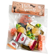 HANZPICK 萬聖節鬼屋吊卡 餅乾包裝標籤, 沙色, 40個