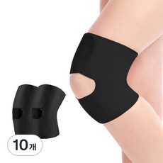 Angmet 纖薄膝蓋支撐護具 黑色, 10個