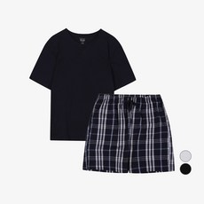 ANYBODY 短袖混搭居家睡衣上下套裝