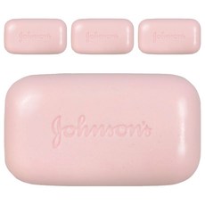 Johnson's 嬌生 嬰兒粉嫩花香皂, 無添加Paraben防腐劑, 120克4入裝, 480g, 1盒