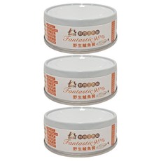 BEyONDPET 超越汪喵 貓主食罐，98%鮮肉+2%植物營養成分，野生鱸魚餐，符合美國AAFCO標準, 80g, 3罐