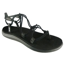 Teva 女款 Voya Infinity 戶外機能防水涼鞋, 230mm, 黑色
