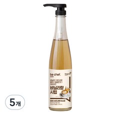 동원홈푸드 비셰프 바닐라향시럽, 500ml, 5개