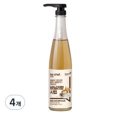 동원홈푸드 비셰프 바닐라향시럽, 500ml, 4개