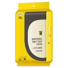 Joytour 旅行馬桶坐墊 10入/包 優選木漿紙 PE膜, 60 x 40cm, 一次性加長型, 1組