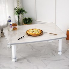 스토리퍼니쳐 LPM 몰딩 4단 높이조절 심플 테이블, 화이트오크