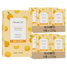 咪咪購物 旅行便攜隨身漱口水 香橙 (20條/盒) 口腔清潔 隨身攜帶, 220g, 8盒