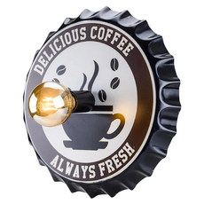 Honey Comb 工業風咖啡瓶蓋壁燈 BL51895 營造咖啡廳氛圍, 1入