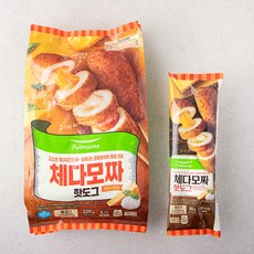 풀무원 체다모짜핫도그 (냉동), 80g, 4개입, 1개