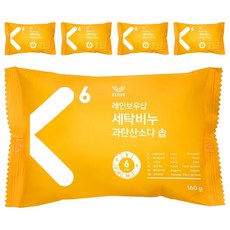 THE LOEL 抗菌天然小蘇打洗衣皂 160g 天然成分 適用於嬰兒, 5個