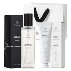 TAMNIQ LOSELF固體香水 女款+Debeso身體香氛噴霧 150ml+提袋, 1套
