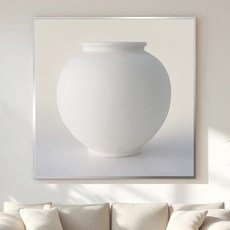 LEAD OFF 月亮罐畫作室內裝飾畫框, 銀色