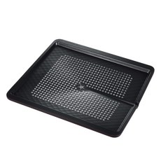 해피콜 베이직 다이아 구이판 사각 블랙, 36.7cm, 1개