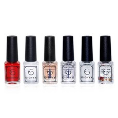 GEONIKS SPORTS 指甲護理組, Test Red /Test White/Top Coat/Base Coat/Cuticle Remover/Cuticle Oil Composition 10ml, 1組
