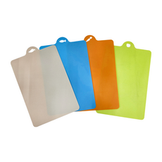 inomata 可彎曲4色大砧板, 38.2 x 24 x 0.1cm, 4色, 1組