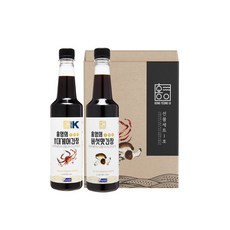 HONG YEONG UI 醬油禮盒 紅蟹醬油 500ml+蘑菇味醬油 500ml, 1組