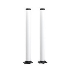 작은손家具五金 700 高度可調餐桌腳, 白色