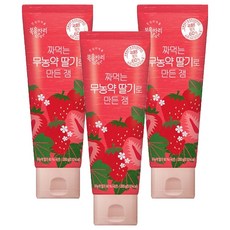 복음자리 짜먹는 딸기잼, 200g, 3개