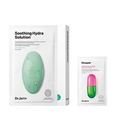 닥터자르트 더마스크 워터젯 수딩 하이드라 솔루션 5p + 시카 마스크팩 세트, 1개