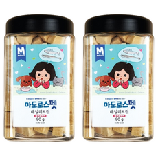 마도로스펫 강아지 데일리트릿 북어 & 연어, 혼합맛(북어/연어), 90g, 2개
