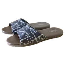 TAIWAN SLIPPER 台灣犀利趴 經典系列 皮質室內拖鞋, XL, 個性方格藍, 1雙